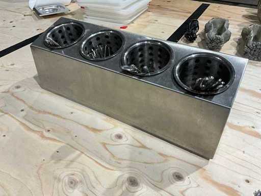 Portaposate in acciaio inossidabile
