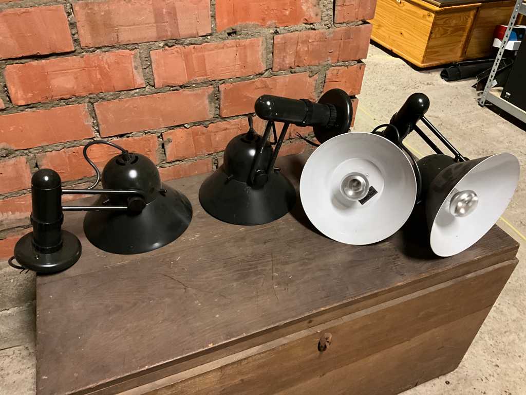 4 vintage lampen Stilnovo