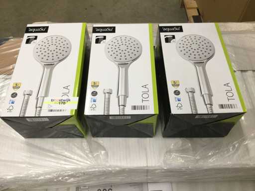 AquaSu - 723183 - Handduschset mit Duschschlauch