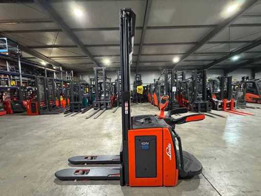 2019 S+UVV 02/2027 Linde L16API 1.600kg LI-ION lithiumschaal Eerste Lift Palletwagen Mierenpalletwagen 3.167 Uur