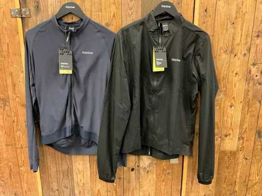 GripGrab PACR tricou cu mânecă lungă și geacă antivânt - XL