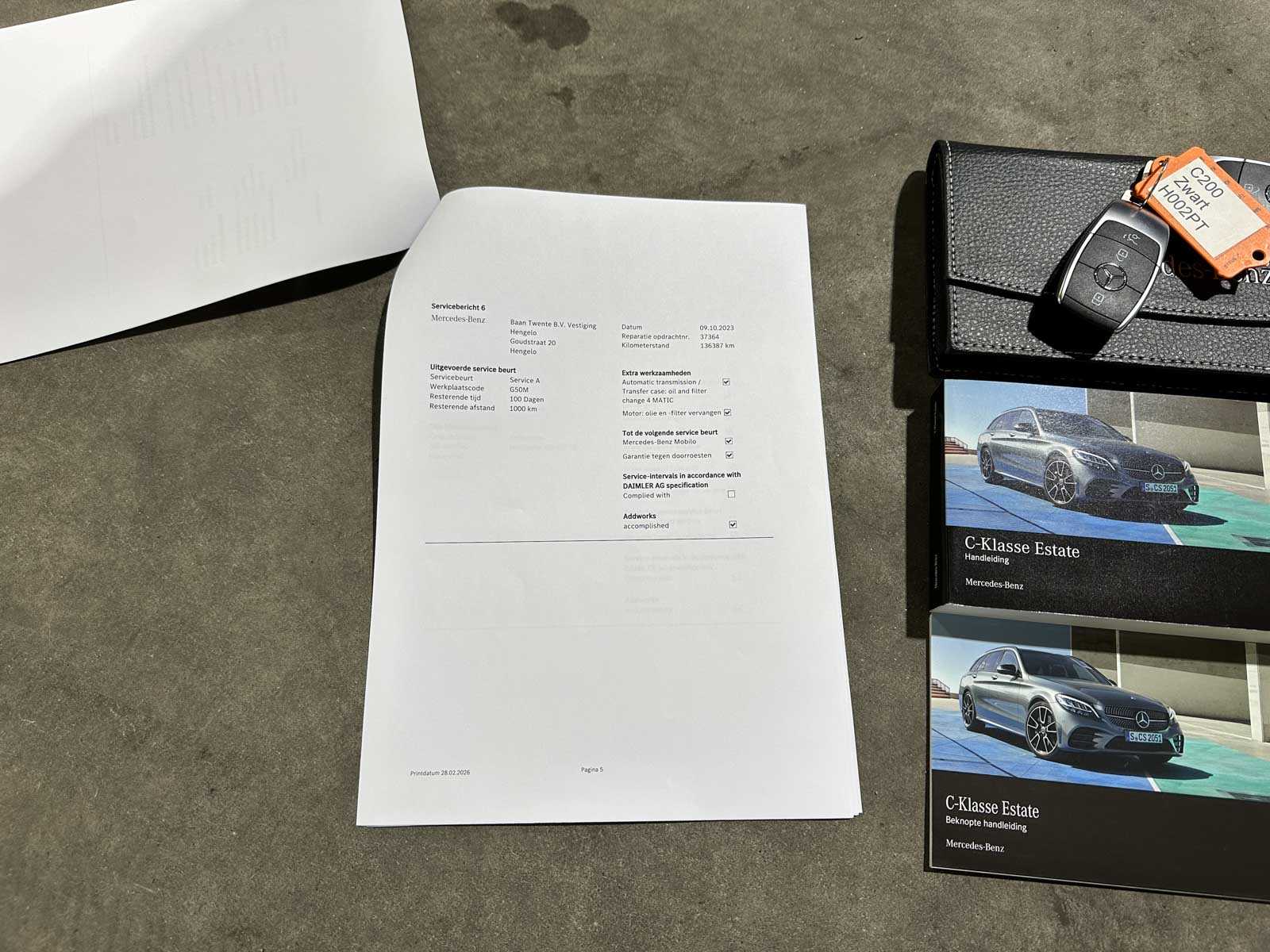 Mercedes-Benz C200 d Estate Business Solution AMG 160pk 2020 (Origineel-NL) C-Klasse, H-002-PT