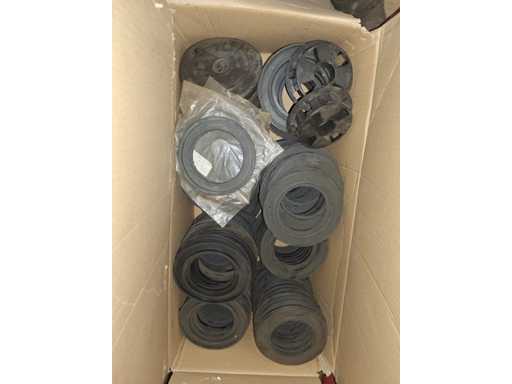 Elastisch rubber voor de kap