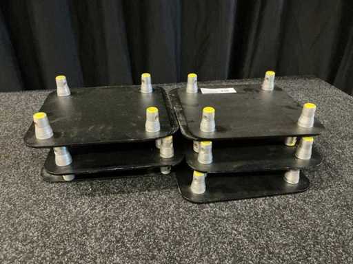 Prolyte H30V Aluminium truss base plate (10x)
