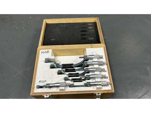 MITUTOYO zestaw 6 mikrometrów analogowy Mitutoyo