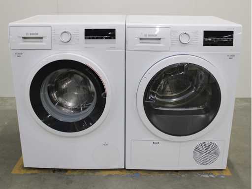 Bosch Serie|4 VarioPerfect EcoSilence Drive Wasmachine & Bosch Serie|6 Wasdroger