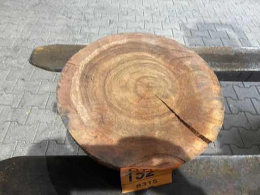 Rosewood schijf, Dikte 70mm, Ø 400mm