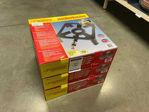 Cuisinière à gaz Rothenberger (3x)