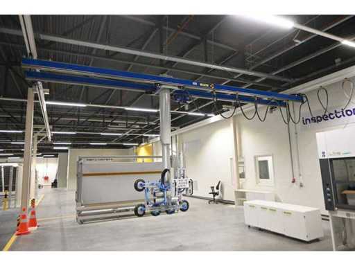 2022 Abus/Framatech ZHB/LKD 500 S70 26m1 Samonośny stalowy zespół gąsienic dźwigu z podnośnikiem próżniowym