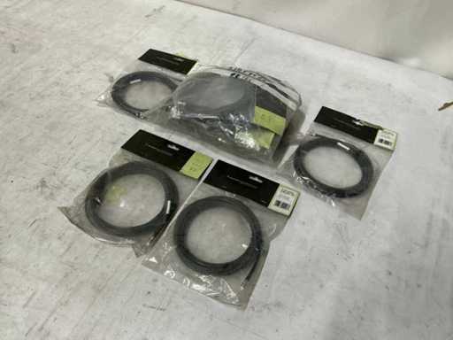 Hirschmann - VK-SB Super Low-Loss 500 - Verbindingskabel (16x)
