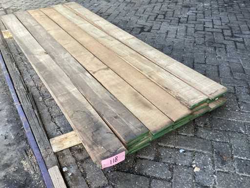 Hardwood Sucupira - KD Oven Dried 2500x980x100 mm - Planks (35x)