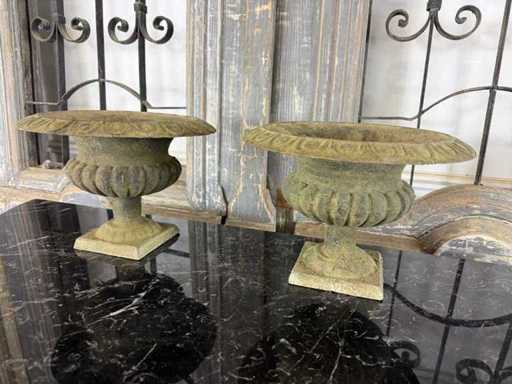 Vaso in gigli in stile francese (2x)