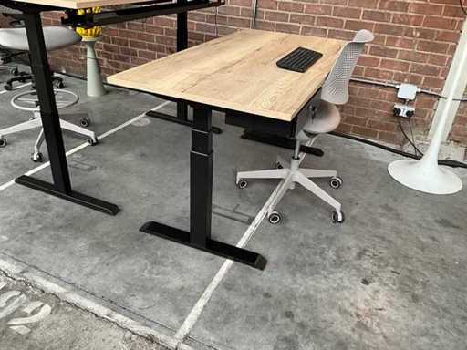 Elektrisch verstelbaar Bureau 160x60 v.v verstelbare bureaustoel