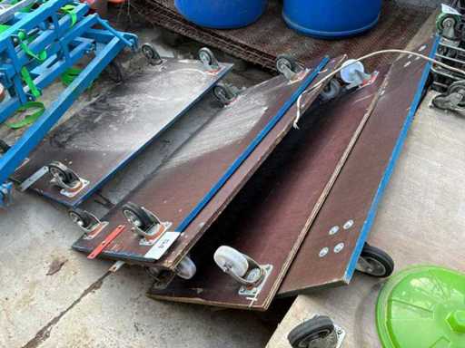 Carrello di trasporto in legno (10x)