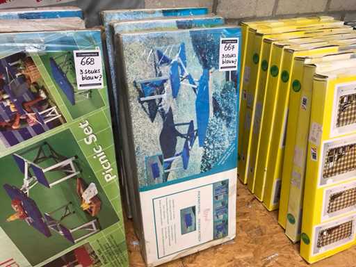 Table de pique-Royal Camping Valise (3x)