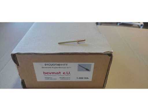 Blind Rivets - 01CUOT4011TT - Koper/Brons 4x11 (3000x)