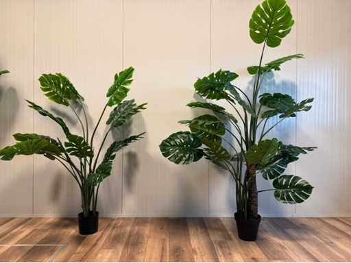 Sztuczna roślina Monstera Real touch (2x)