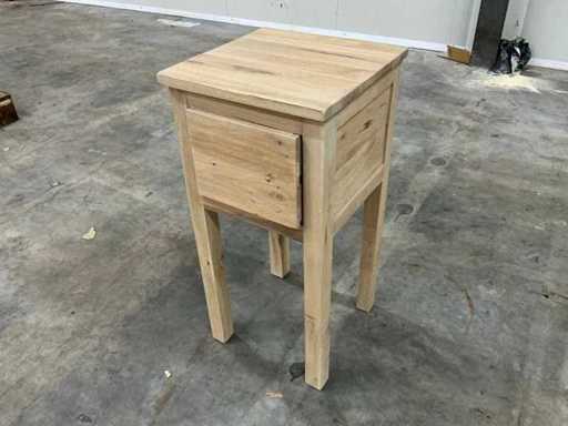 Eichen-Beistelltisch 73,5x35x35,5 cm
