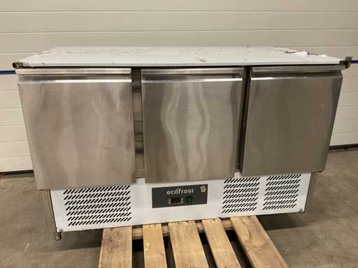 Ecofrost 7950.5055 3-drzwiowy stó? ch?odniczy ze stali nierdzewnej