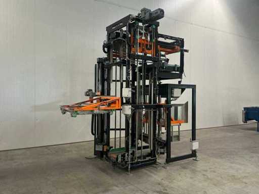Distribution center Blokker. machinery, packing lines, rolling stock and lift tables