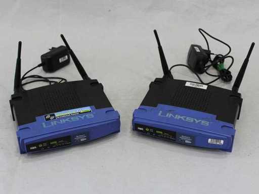 WLAN Router WRT-54GL , Linksys (2x)