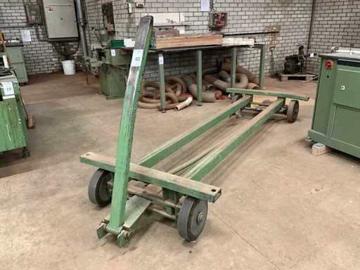 Industrial transport trolley