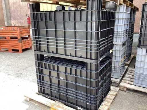 Bins in pvc (2x)