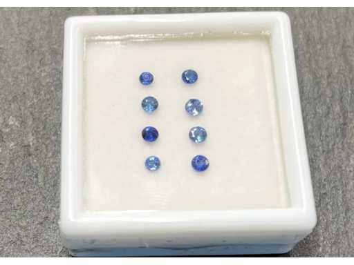 Sapphire Round Cut Natural Sapphires High Quality 1.11 Carat