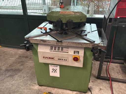 Euromac 220/6 A.V. Uithoekschaar