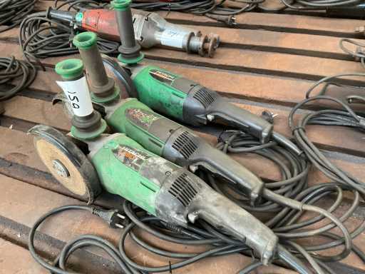 Hitachi G18SE3 Meuleuse d’angle (3x)
