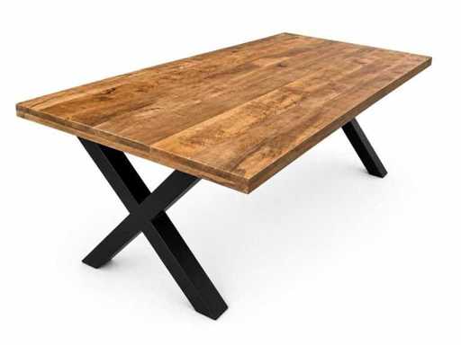 Table à manger en bois de mangue Xpoot Mahom 180x100
