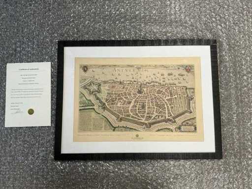 Stampa "Vecchia Mappa di Anversa (Elzenveld)