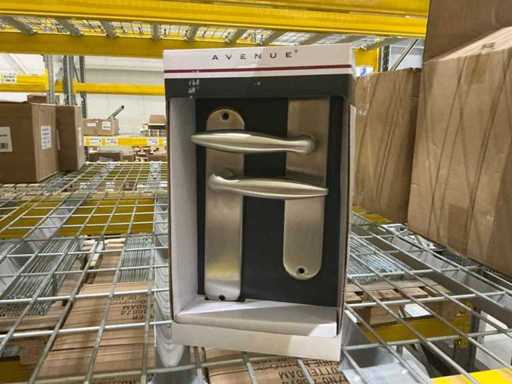 Avenue Pancia Door handle set long shield blind (100x)