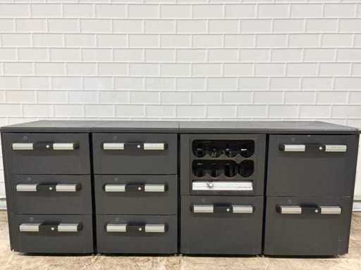 Gamko - Euroline - Bar cooling equipped with 9 drawers and bottle nest