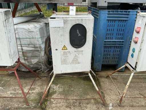 Boîte de comptemètre de cour