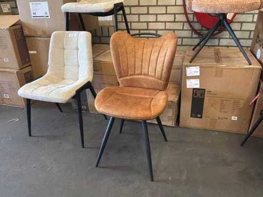 Cognac Dining Chair (3x)