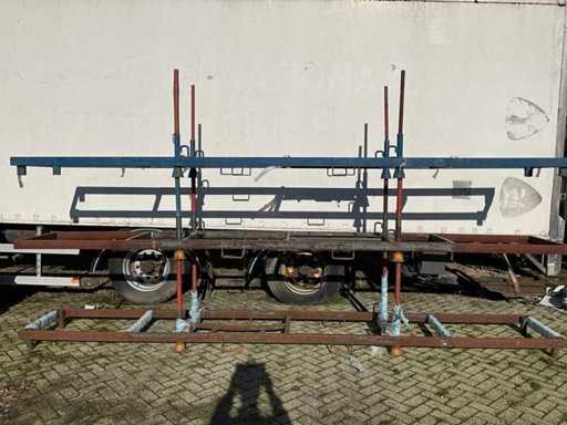 Suport lung din material cu stâlpi 500x75x95cm (3x)