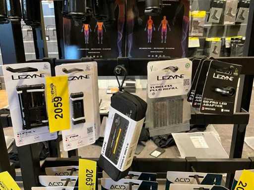 Lezyne gereedschappen en fietsonderdelen (18x)