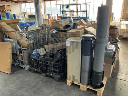 Roofing material, roof penetrations, valves and filters