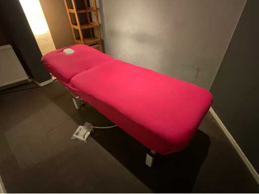Table de massage électrique avec pédale