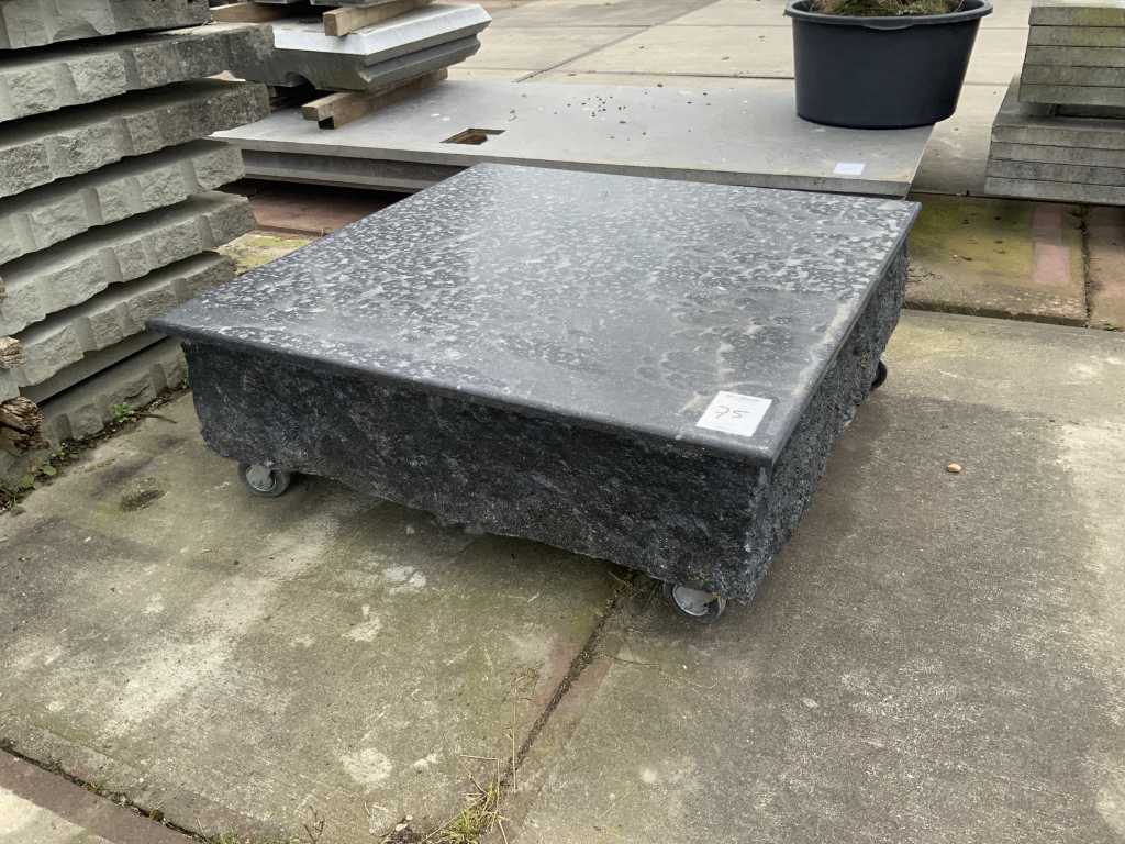 Natural stone table