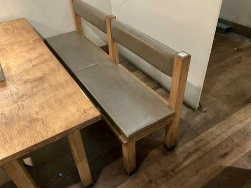 Huts - Panca da ristorante con rivestimento in pelle