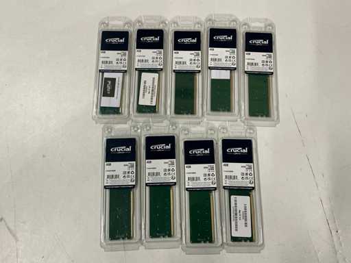 Crucial 4GB DDR4-2666 UDIMM (9x)