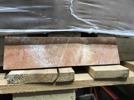 Natural stone skirting boards