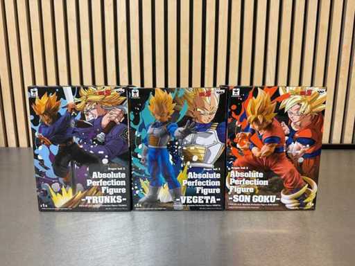 Banpresto / CraneKing - Figurines de la collection Dragon Ball Z Absolute Perfection (3x)