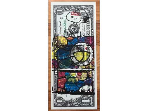 DEATH NYC : Murakami Snoopy House sur US Dollar 1/100