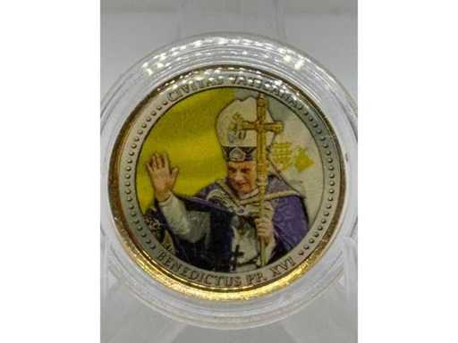 Colorisé 2 euros – Canonisation du pape Jean-Paul II – Vatican