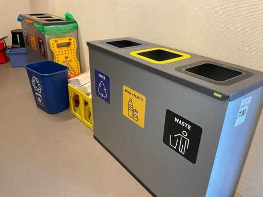 Ulsonix Triple waste separation bin (2x)