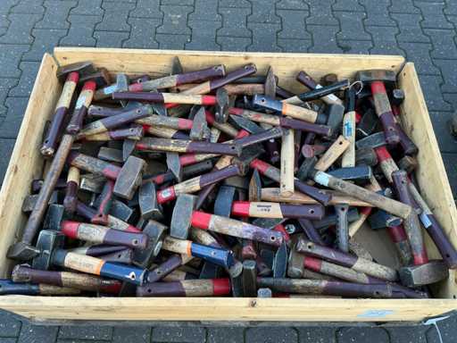 Batch of hammers and sledgehammers