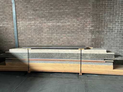 Piano di lavoro impermeabile in compensato Interblad con HPL (laminato ad alta pressione) Circa 110 metri